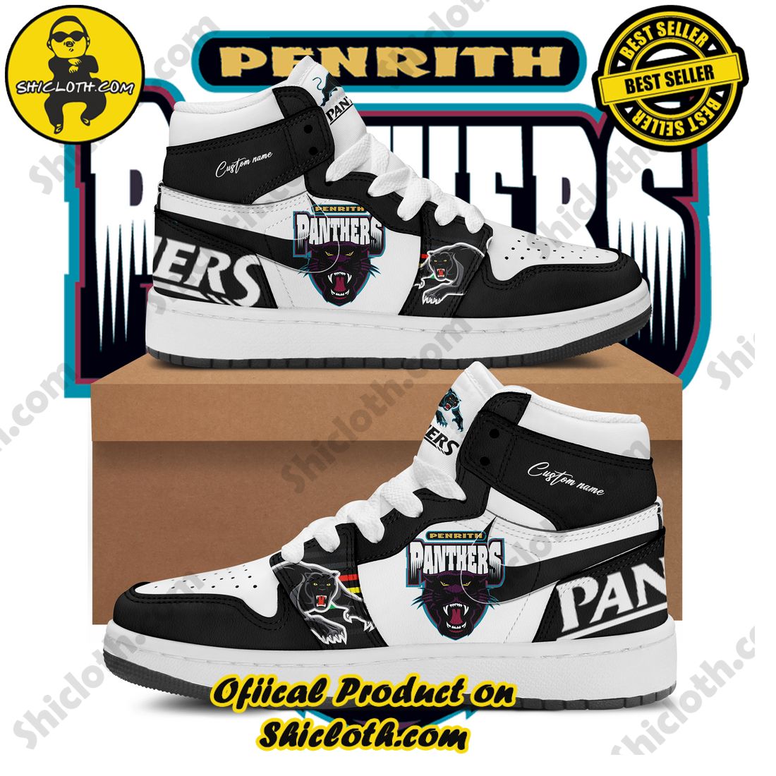 Personalized Basketball Gigantes De Carolina Nike Air Jordan 1 Sneaker