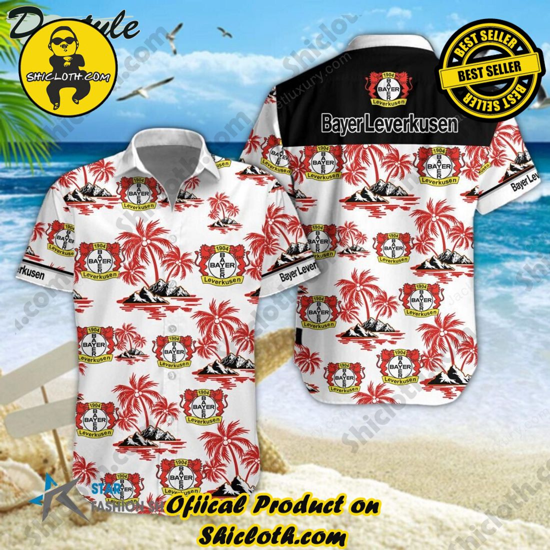 TOP TRENDING OFFCIAL Hawaiian Shirt And Short in Shicloth 2 Bayer 04 Leverkusen DFL Palm Tree Hawaiian Shirt And Short