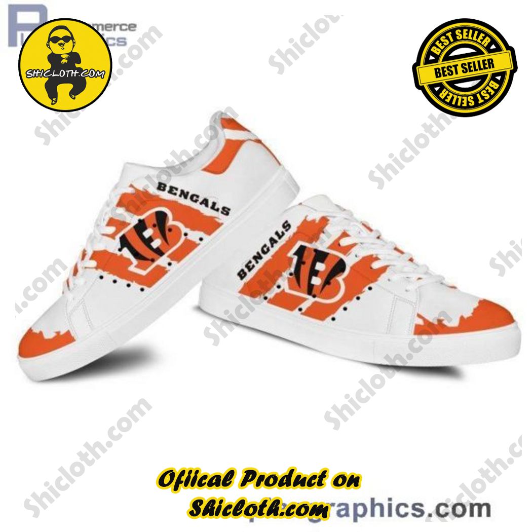 Cincinnati Bengals Stan Smith Low Top Shoes - Boomcomeback