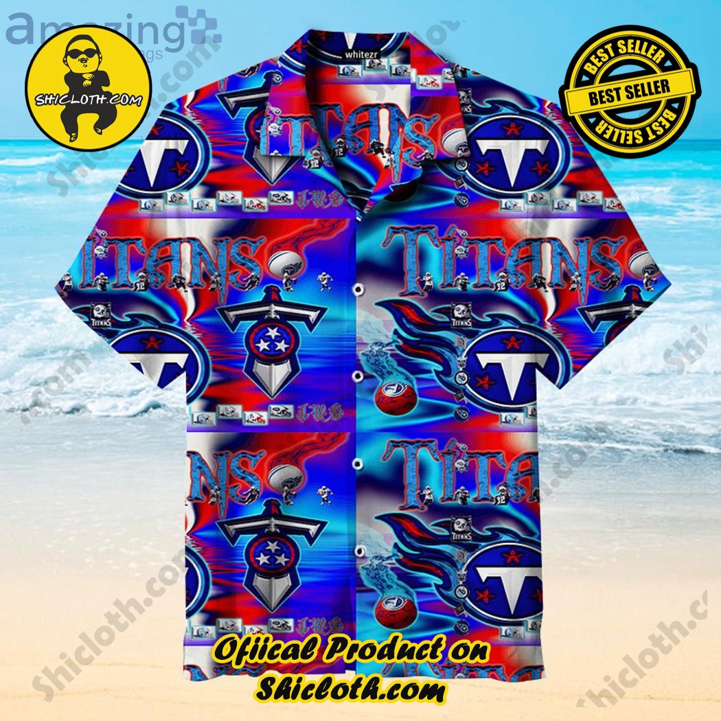 Tennessee Titans NFL Logo Combo Hawaiian Shirt And Short Summer For Men  Women - Freedomdesign