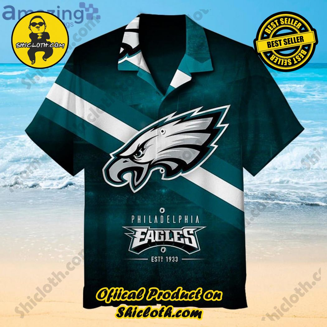 NFL Philadelphia Eagles Hawaiian Shirt Beach Gift For Dad Yl1iS801R -  Limotees