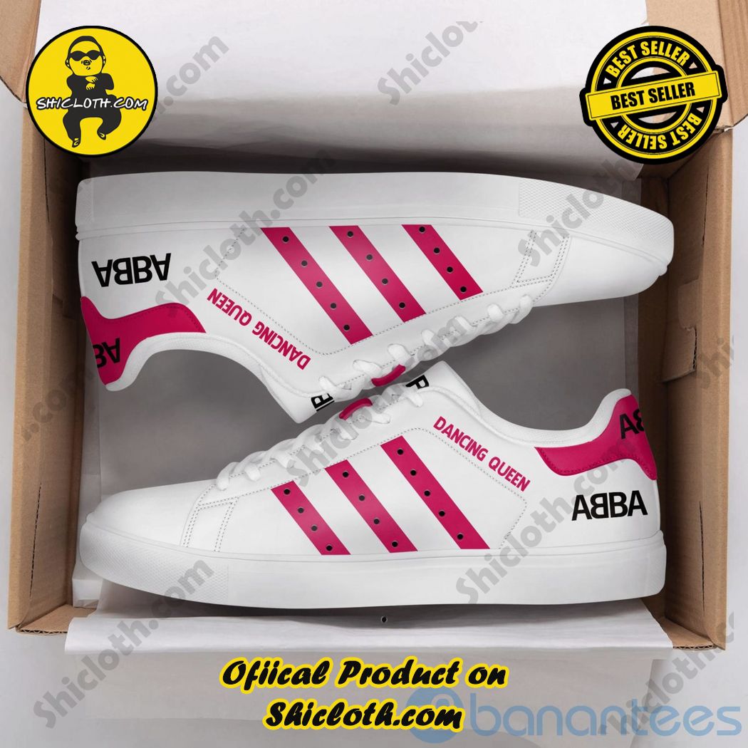 Stan Smith Shoes in Shicloth Store For Christmas 10 Abba Dancing Queen White Striped Pink Adidas Stan Smith Shoes