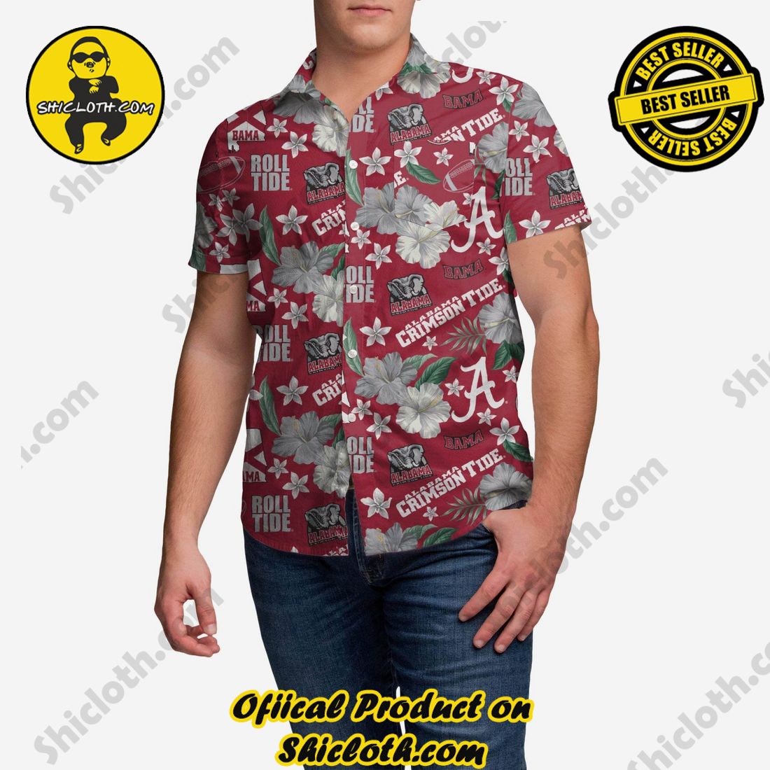 Top Trending Hawaiian Shirt And Short in Shicloth !!! 5 Alabama Crimson Tide City Style Button Up Shirt