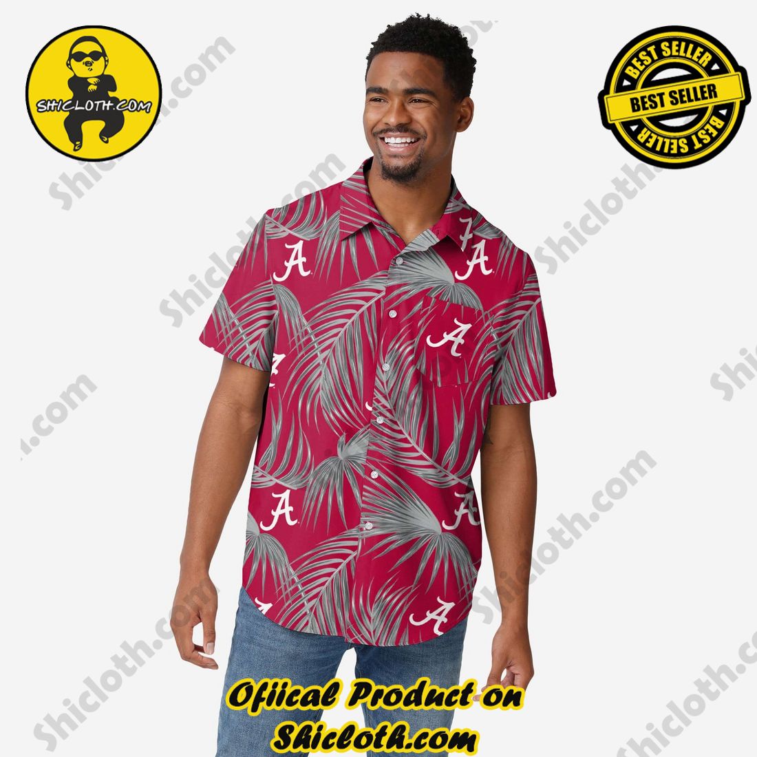 Top Trending Hawaiian Shirt And Short in Shicloth !!! 9 Alabama Crimson Tide Hawaiian Button Up Shirt