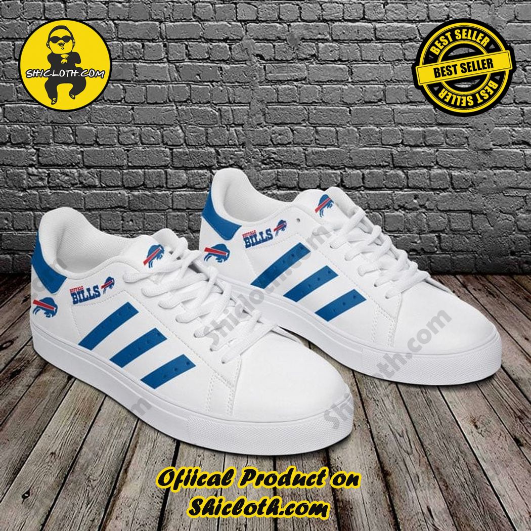 Hot Trending Stan Smith Shoes in Shicloth Store for Christmas 3 Buffalo Bills NFL White Blue Adidas Stan Smith Shoes