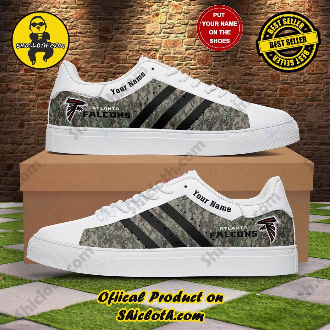 Hot Trending Stan Smith Shoes in Shicloth Store for Christmas 22 Camouflage Atlanta Falcons Stan Smith Shoes, Custom Name