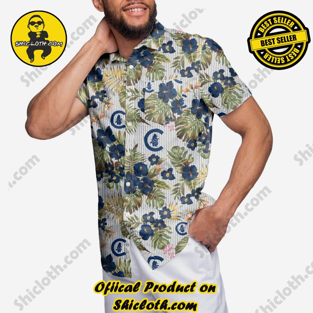 The Best Collection Hawaiian Shirt And Short in Shicloth !!! Buy it now 29 Chicago Cubs Throwback Threads Button Up Shirt