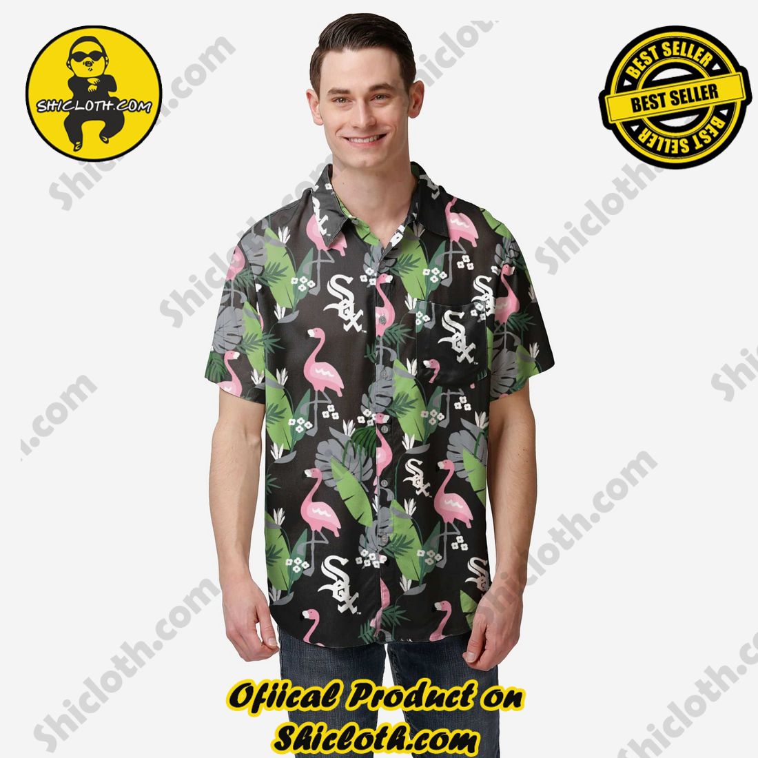The Best Collection Hawaiian Shirt And Short in Shicloth !!! Buy it now 33 Chicago White Sox Floral Button Up Shirt