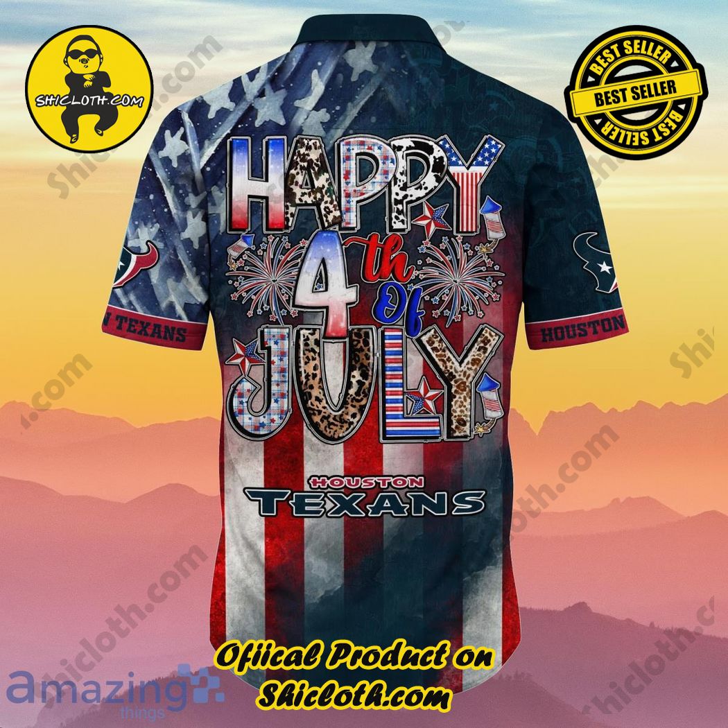 Astros Hawaiian Shirt 4th Of July Independence Day