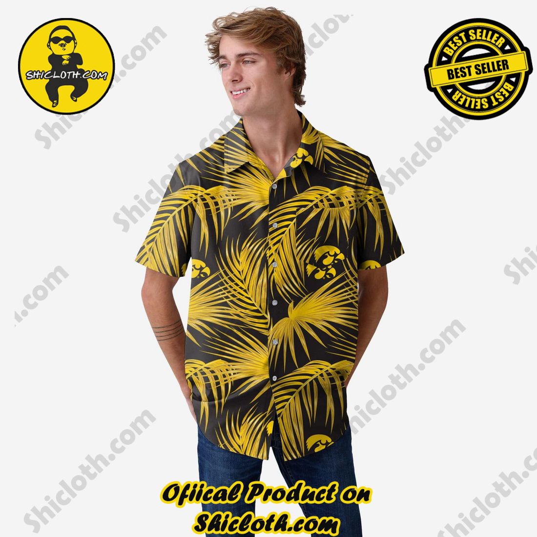 TOP TRENDING Hawaiian Shirt And Short in Shicloth !!! 11 Iowa Hawkeyes Hawaiian Button Up Shirt