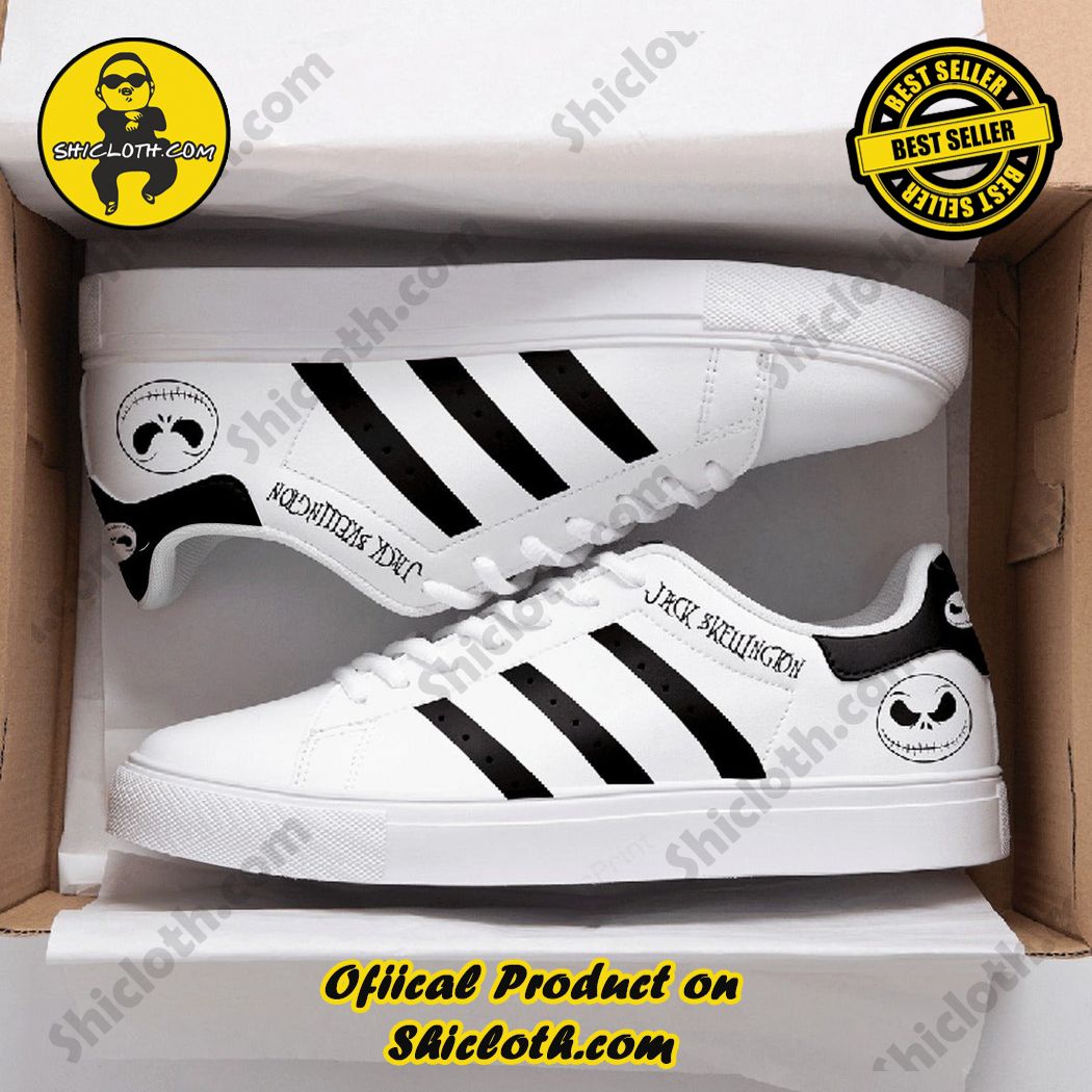 Only 60$. Best seller Hot trending Stan Smith Shoes in Shicloth Store.Click here to buy !! 28 Jack Skellington Stan Smith Casual Shoes