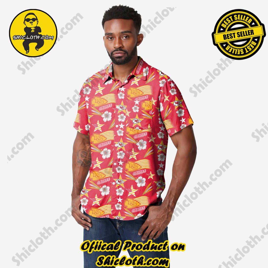 Kansas City Chiefs Americana Button Up Shirt