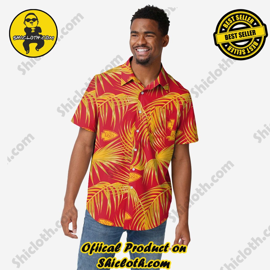 Kansas City Chiefs Hawaiian Button Up Shirt