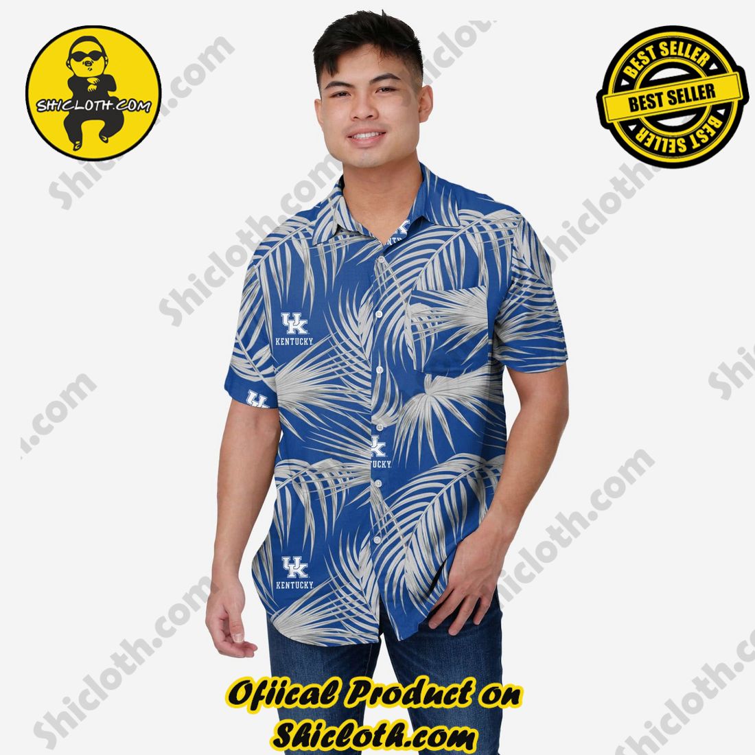 TOP TRENDING Hawaiian Shirt And Short in Shicloth !!! 27 Kentucky Wildcats Hawaiian Button Up Shirt