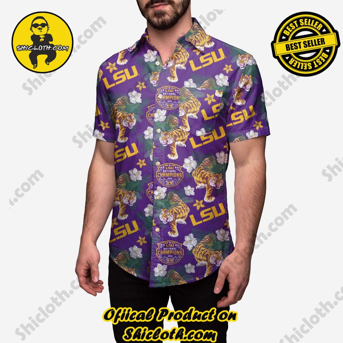 TOP TRENDING Hawaiian Shirt And Short in Shicloth !!! 28 LSU Tigers 2019 Football National Champions Wildlife Button Up Shirt