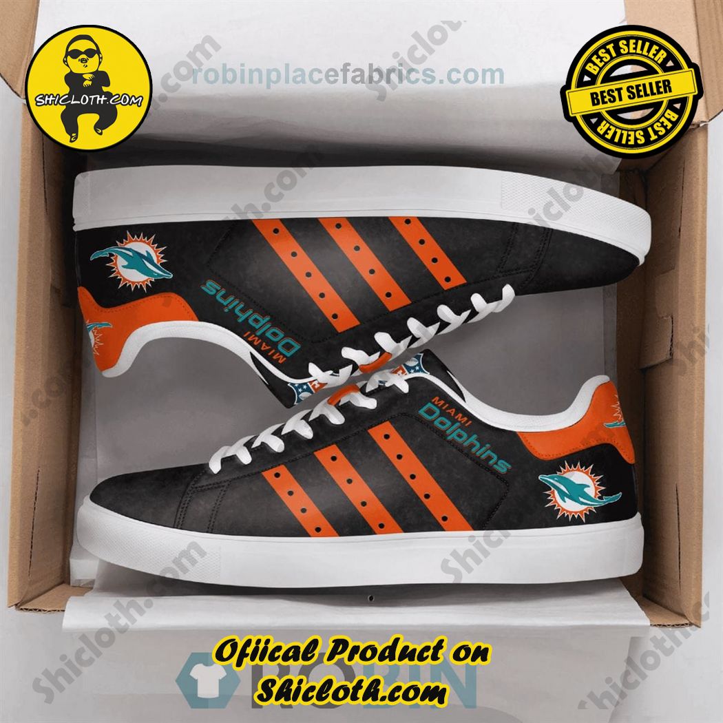 Best Seller Hot Trending Stan Smith Shoes in Shicloth Store.Click here to buy !! 8 Miami Dolphins Stan Smith Low Top Shoes