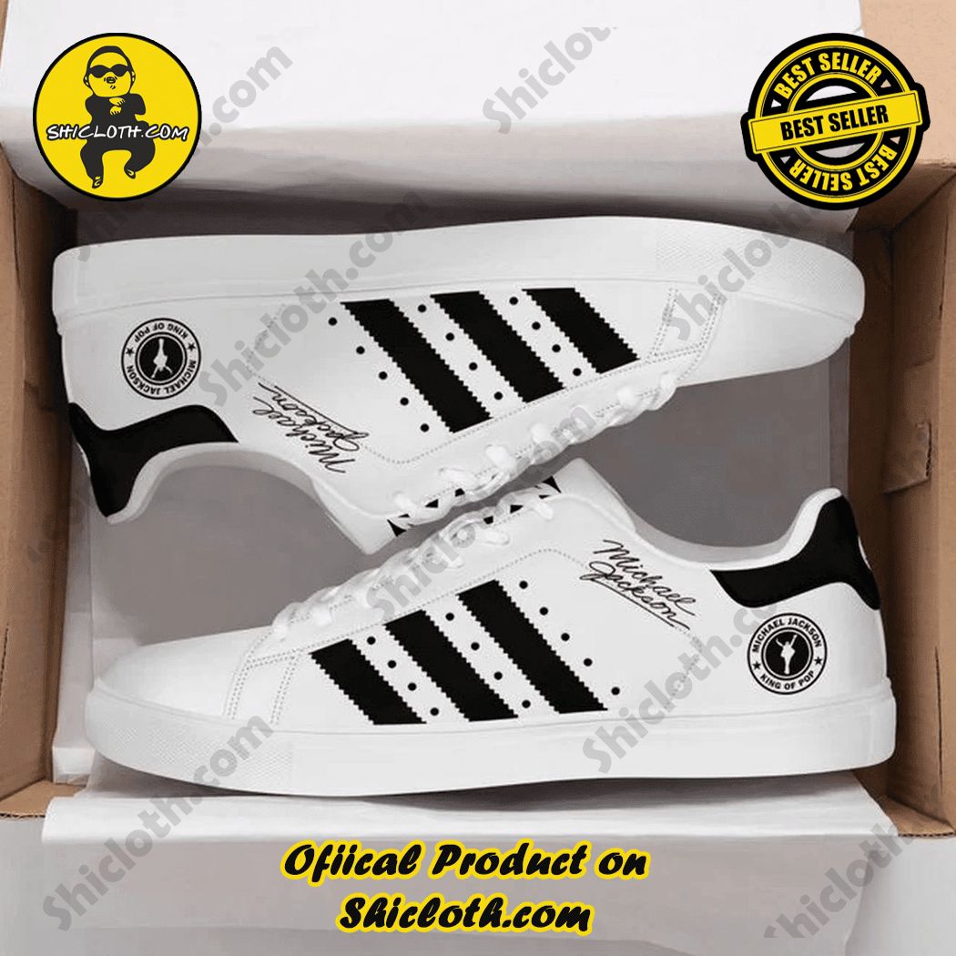 Only 60$. Best seller Hot trending Stan Smith Shoes in Shicloth Store.Click here to buy !! 35 Michael Jacksont Stan Smith Shoes Style 2