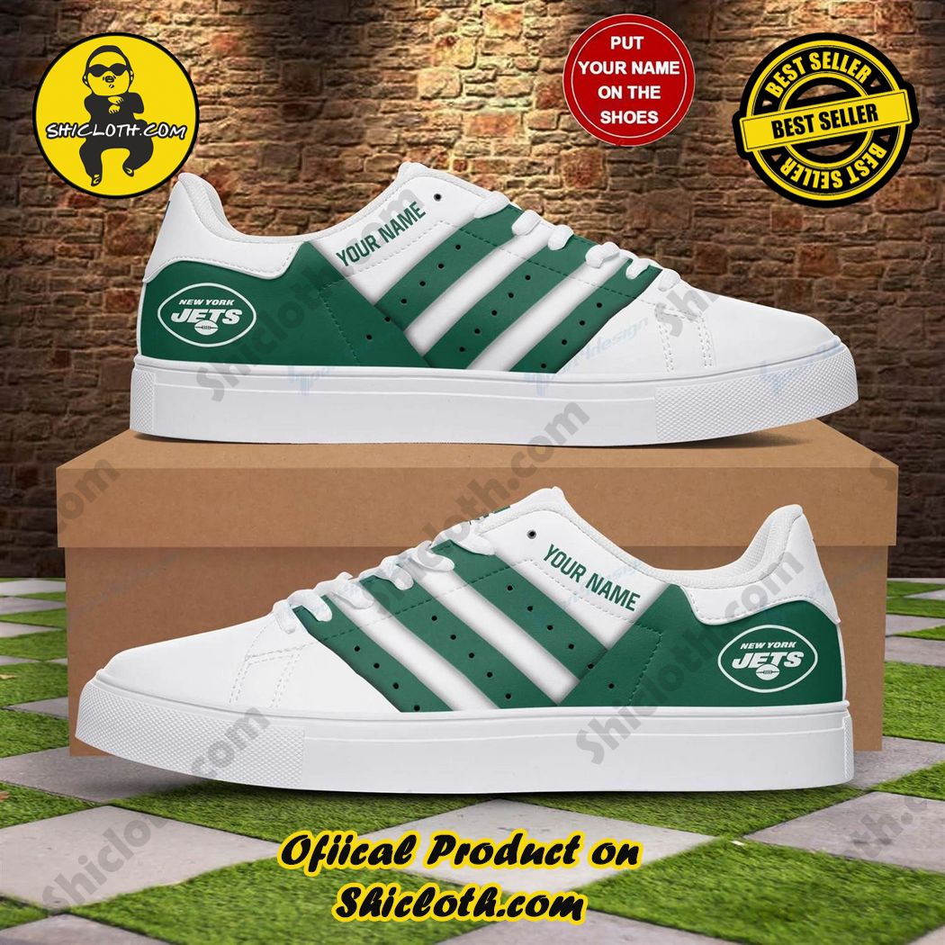 Hot Trending Stan Smith Shoes in Shicloth Store for Christmas 28 New York Jets NFL Adidas Stan Smith Shoes, Custom Name