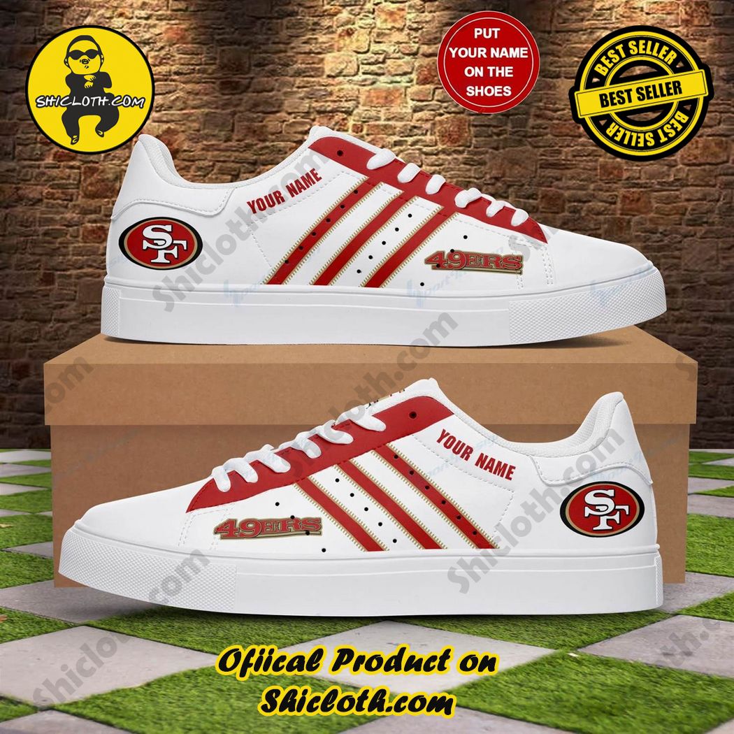 Personalized NFL San Francisco 49ers Custom Name Air Force Shoes