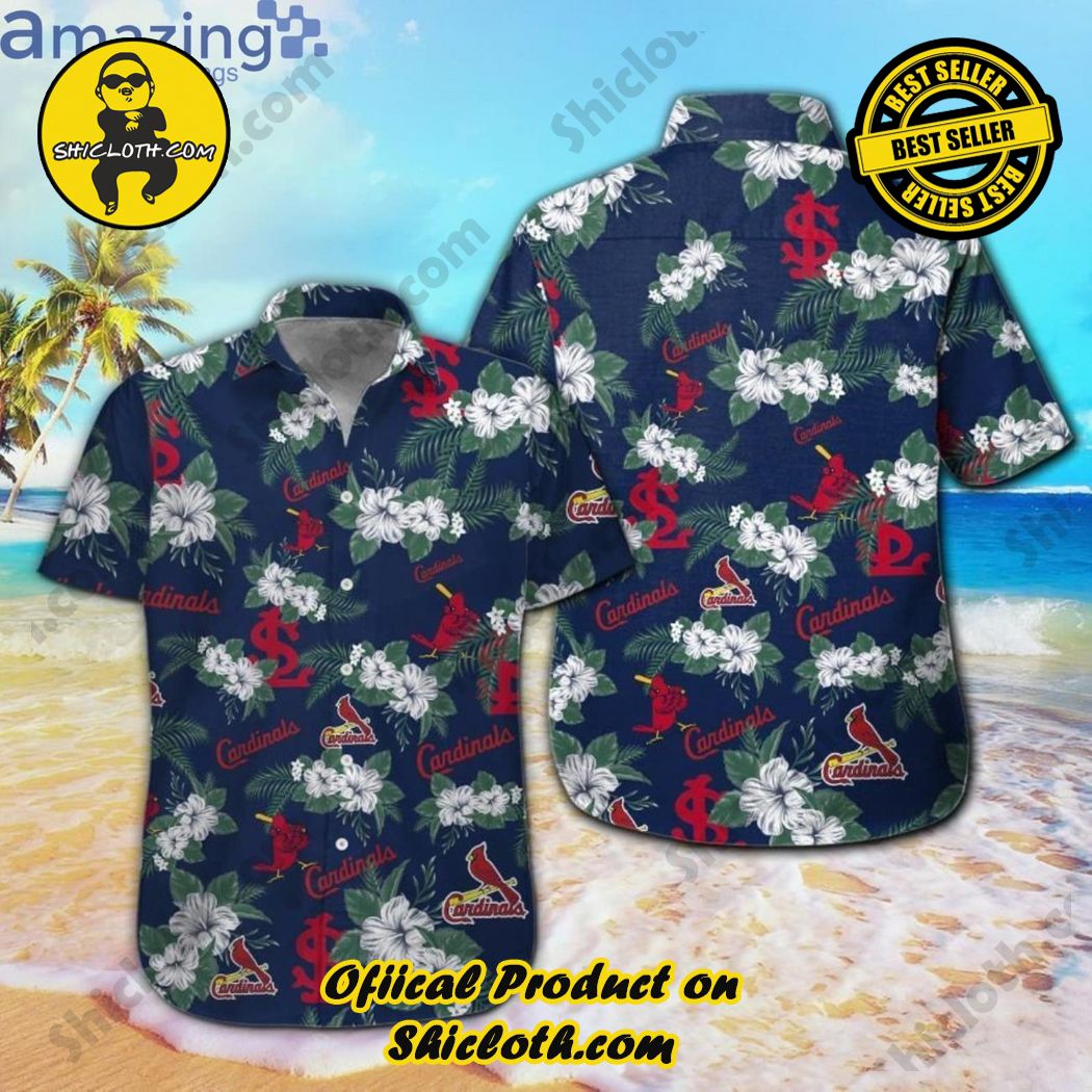 St. Louis Cardinals Hibiscus Tropical Hawaiian Shirt Men And Women Summer  Gift - Freedomdesign