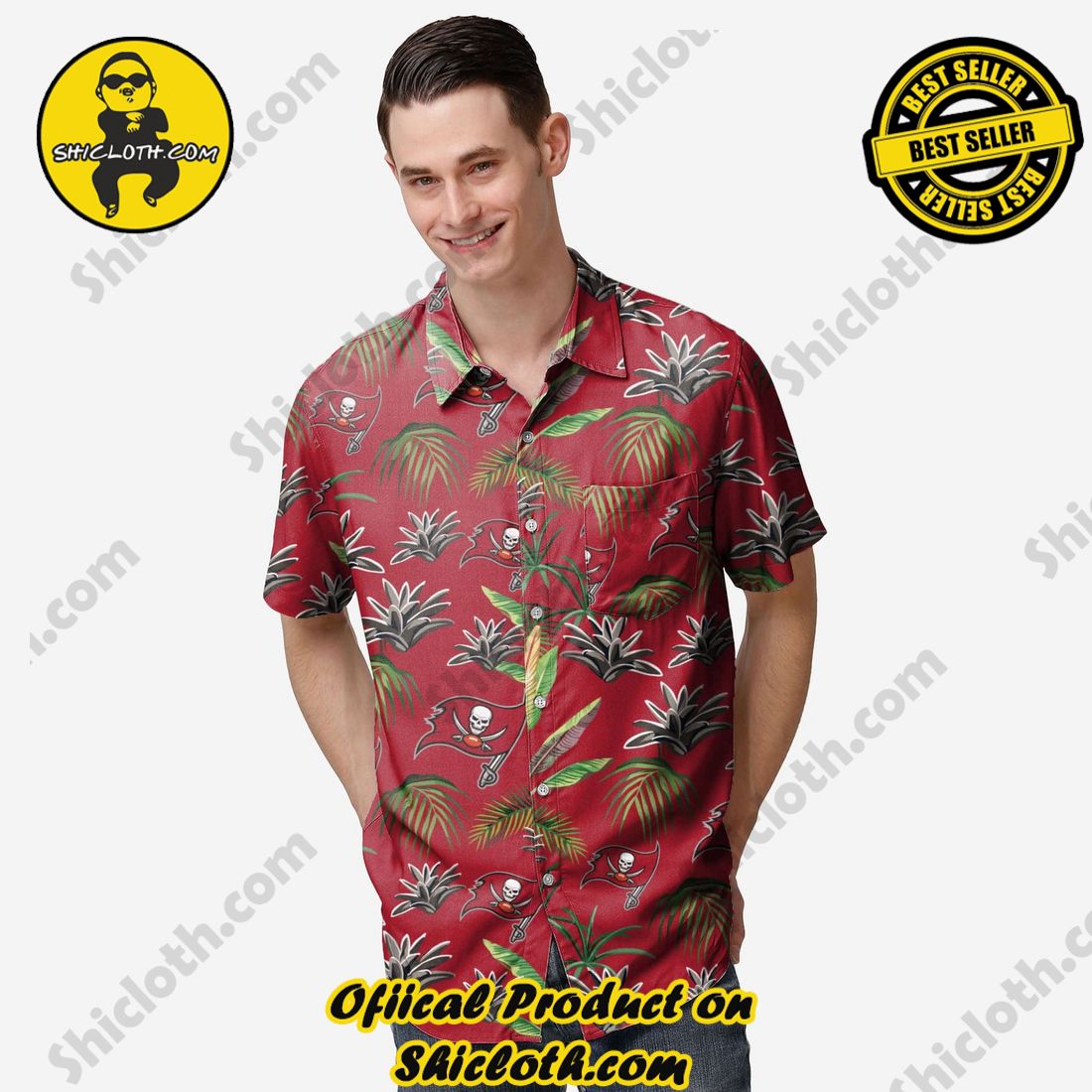 Top Hot Trending Hawaiian Shirt And Short in Shicloth 25 Tampa Bay Buccaneers Victory Vacay Button Up Shirt