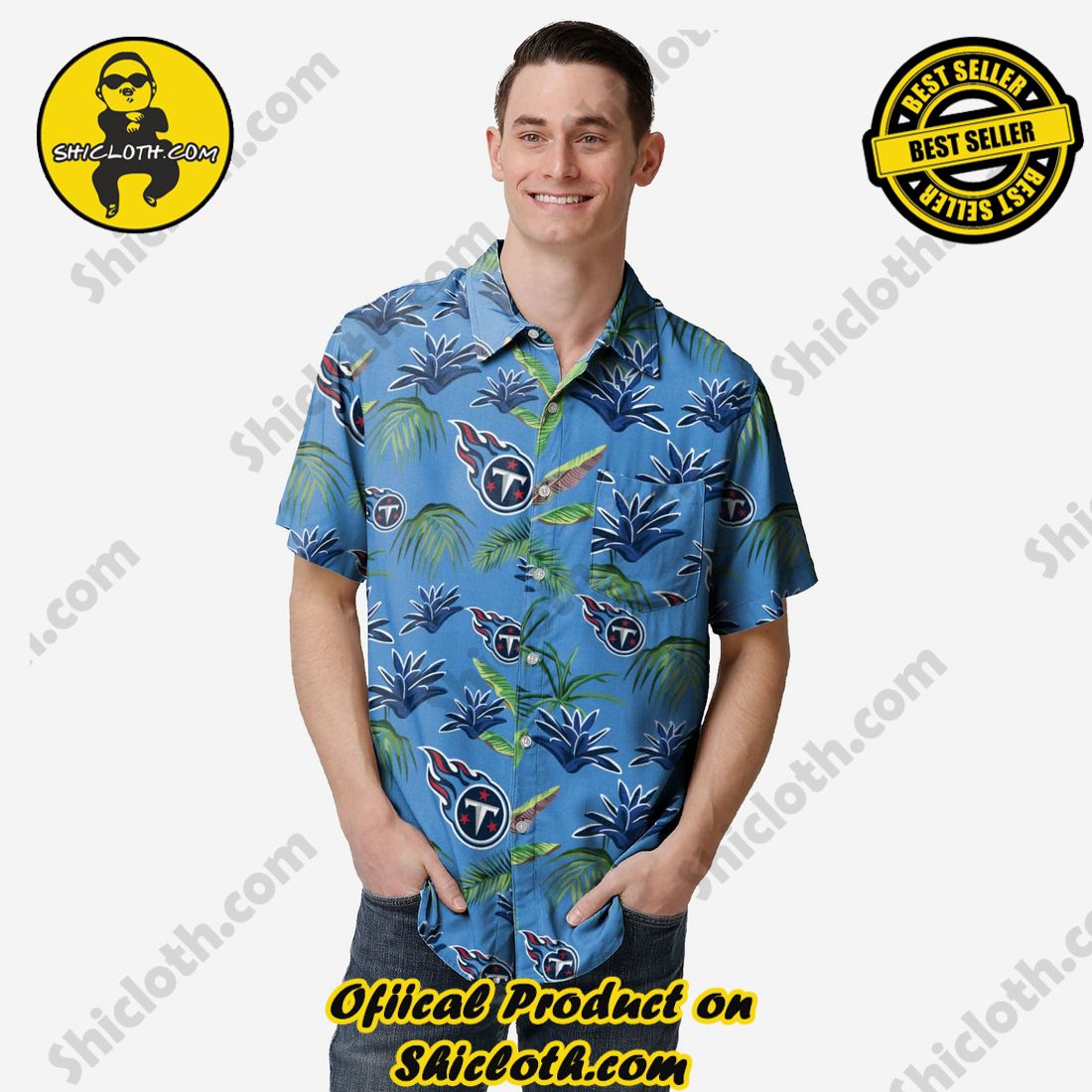 Top Hot Trending Hawaiian Shirt And Short in Shicloth 29 Tennessee Titans Victory Vacay Button Up Shirt