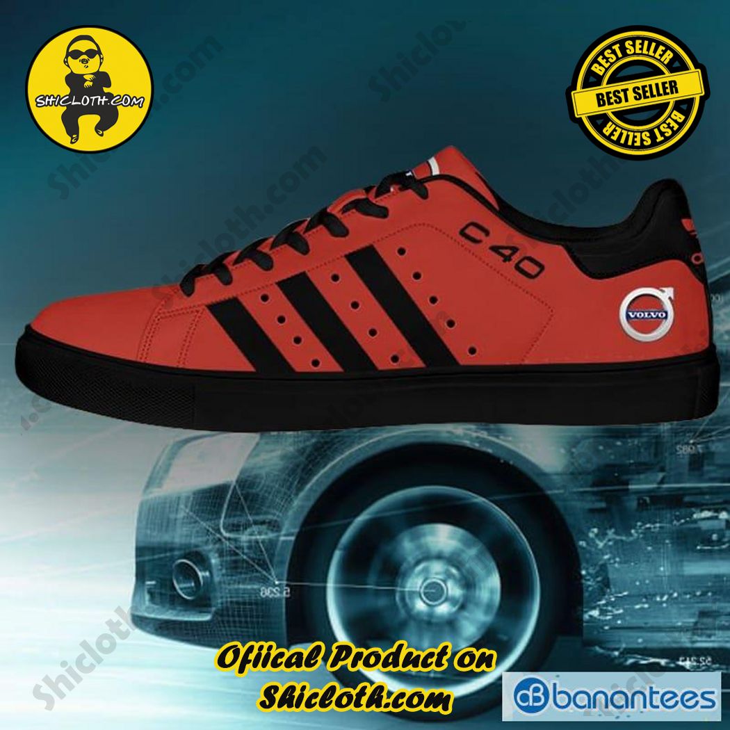 Only 60$. Best seller Hot trending Stan Smith Shoes in Shicloth Store.Click here to buy !! 46 Volvo C40 Fusion Red Stan Smith Low Top Shoes