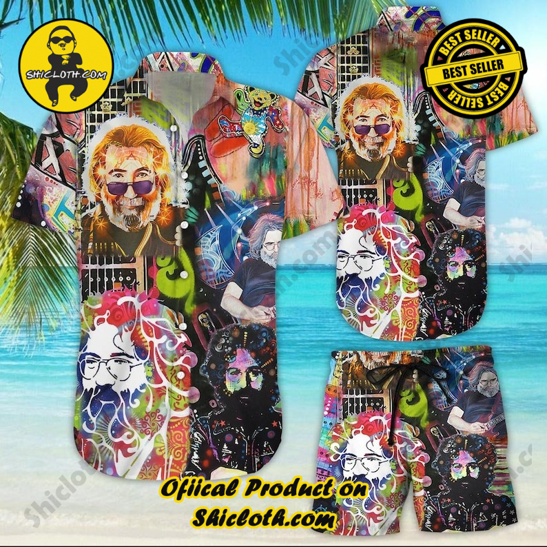 Hot Jerry Garcia Vintage Hawaiian Shirt