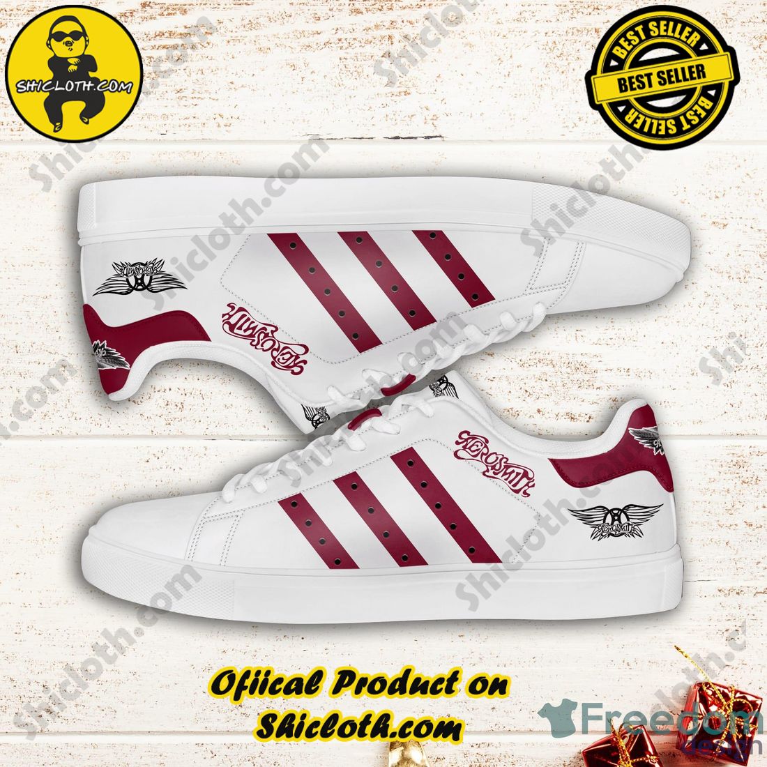 Hot hot hot new trend Stan Smith Shoes in Shicloth Store. Click here to buy !! 27 Aerosmith Stan Smith Low Top Shoes