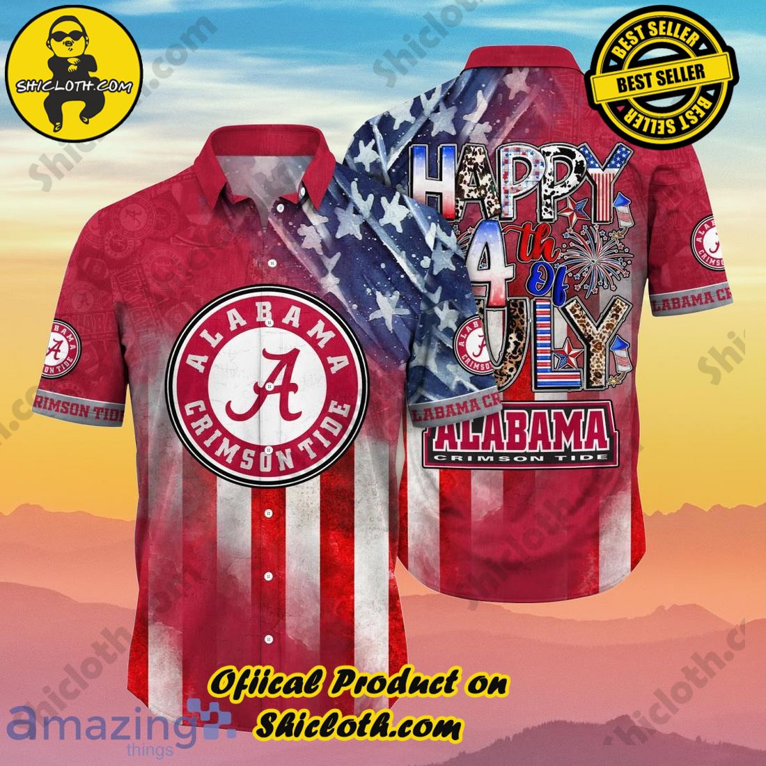 Alabama Crimson Tide NCAA1 Hawaiian Shirt Independence Day Best Gift For Happy Day