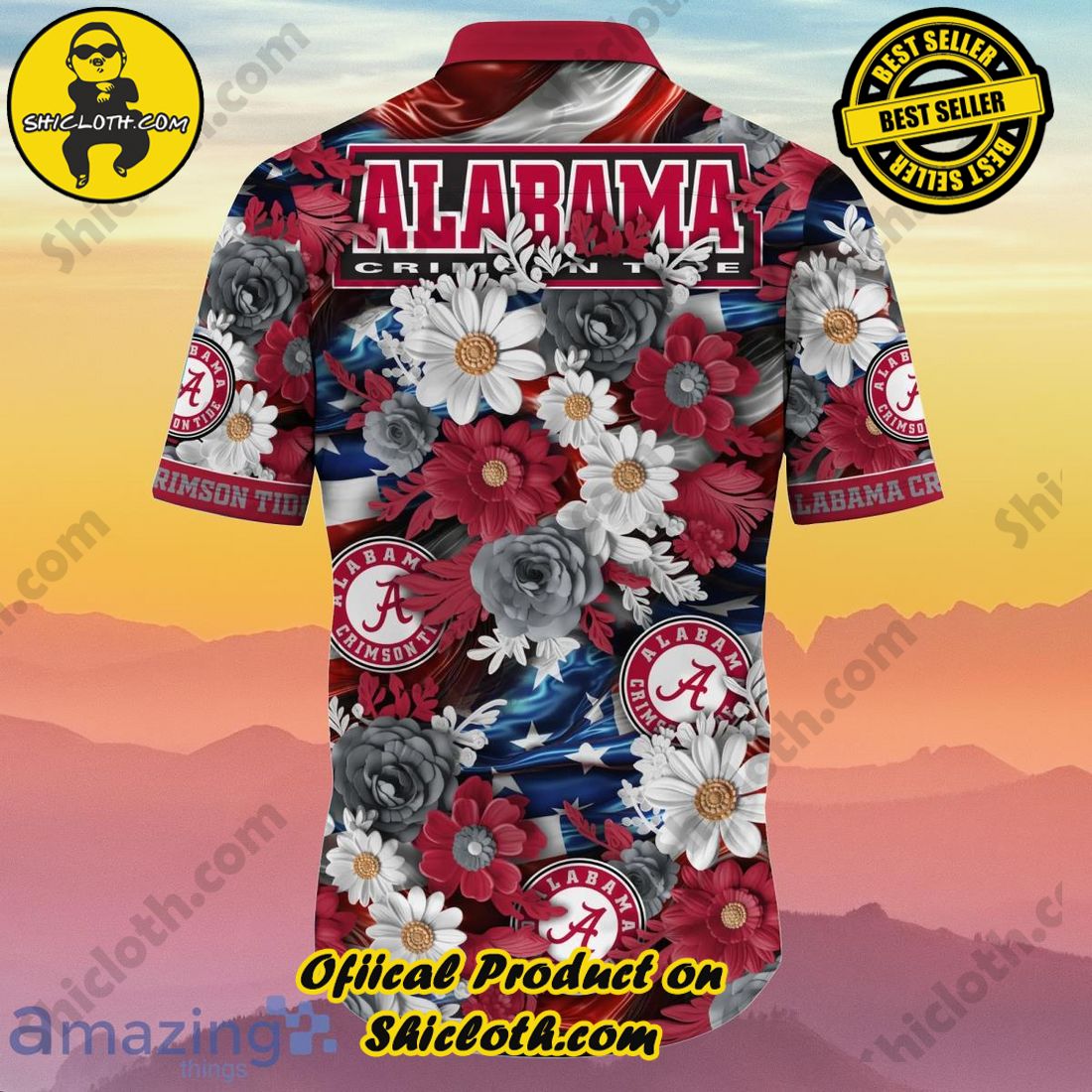 Alabama Crimson Tide NCAA1 Hawaiian Shirt Independence Day Inspired Gift For Men And Women Fans 3 Alabama Crimson Tide NCAA1 Hawaiian Shirt Independence Day Inspired Gift For Men And Women Fans - Image 3