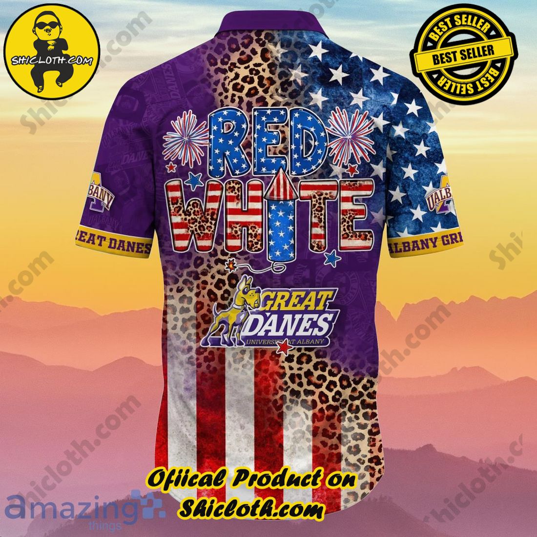 Albany Great Danes NCAA3 Hawaiian Shirt Independence Day Special Gift For Real Fans 3 Albany Great Danes NCAA3 Hawaiian Shirt Independence Day Special Gift For Real Fans - Image 3