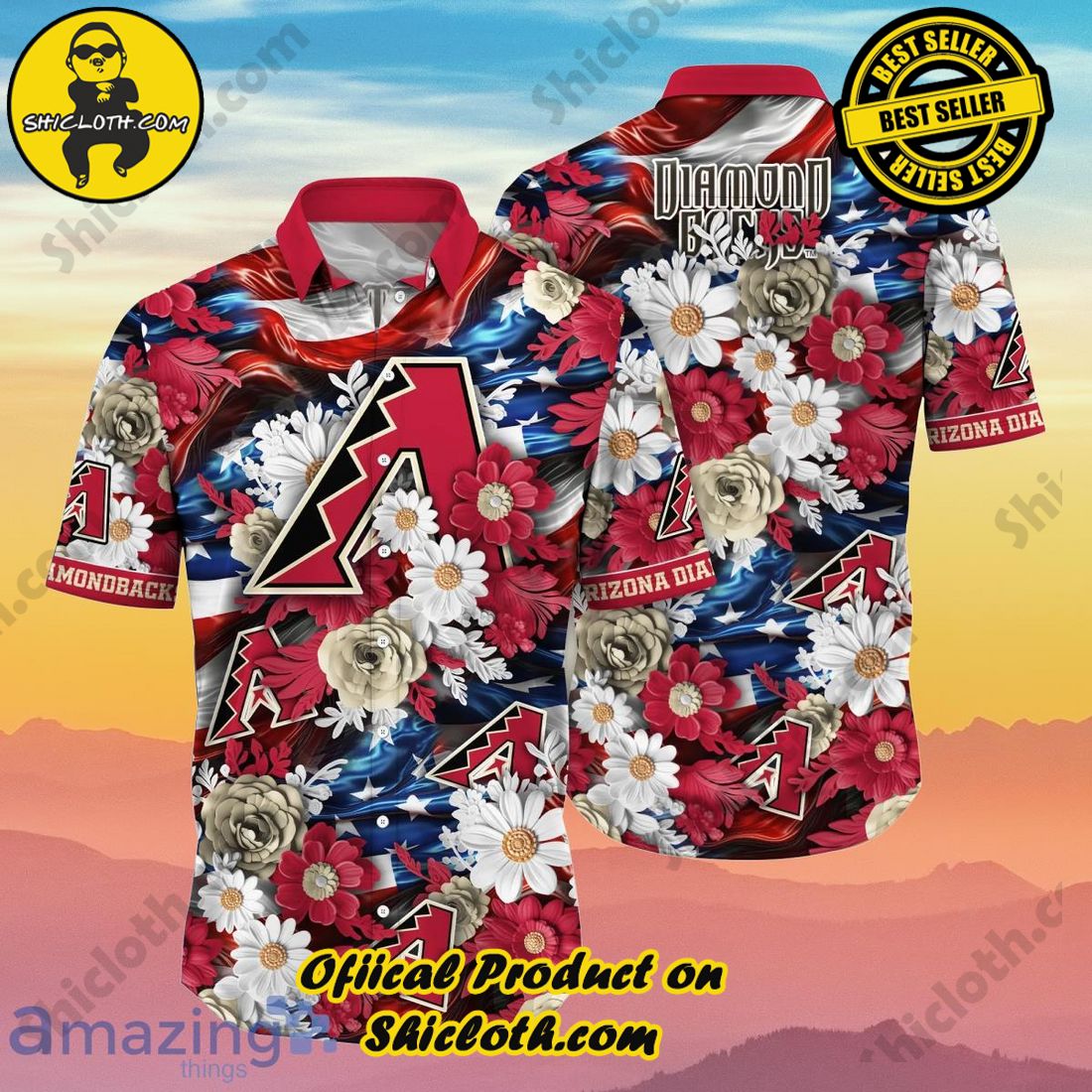 Arizona Diamondbacks MLB Hawaiian Shirt For 4th Of July Independence Day Best Choice For Fans