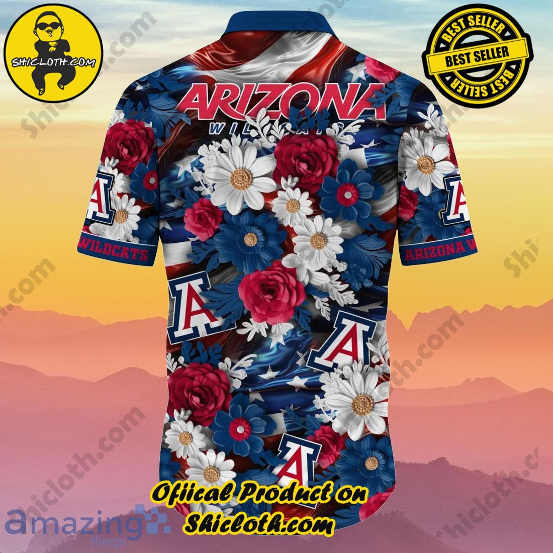 Arizona Wildcats NCAA3 Hawaiian Shirt 4th Of July Independence Day Unique Gift For Men And Women 3 Arizona Wildcats NCAA3 Hawaiian Shirt 4th Of July Independence Day Unique Gift For Men And Women - Image 3