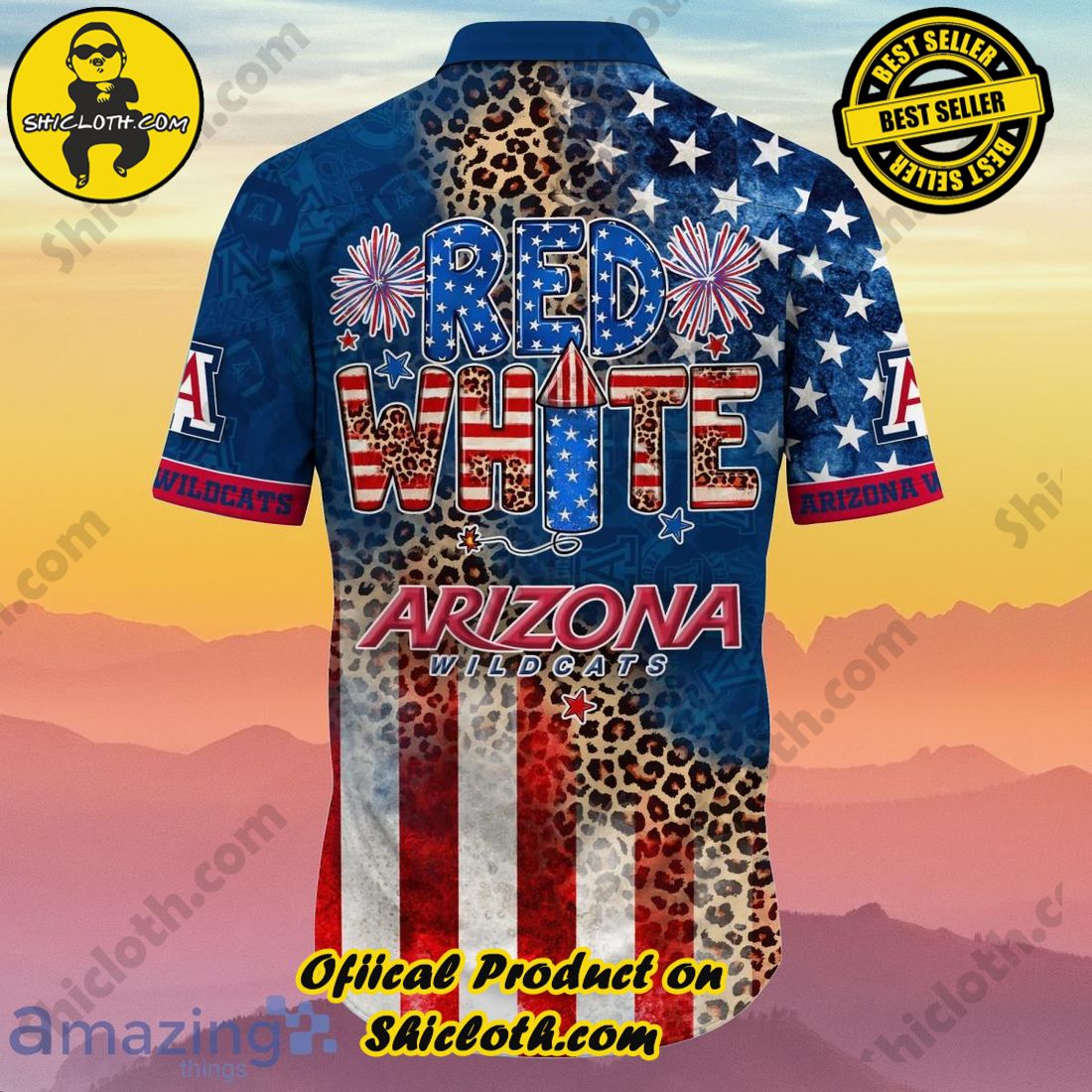 Arizona Wildcats NCAA3 Hawaiian Shirt Independence Day Best Style For Men And Women 3 Arizona Wildcats NCAA3 Hawaiian Shirt Independence Day Best Style For Men And Women - Image 3
