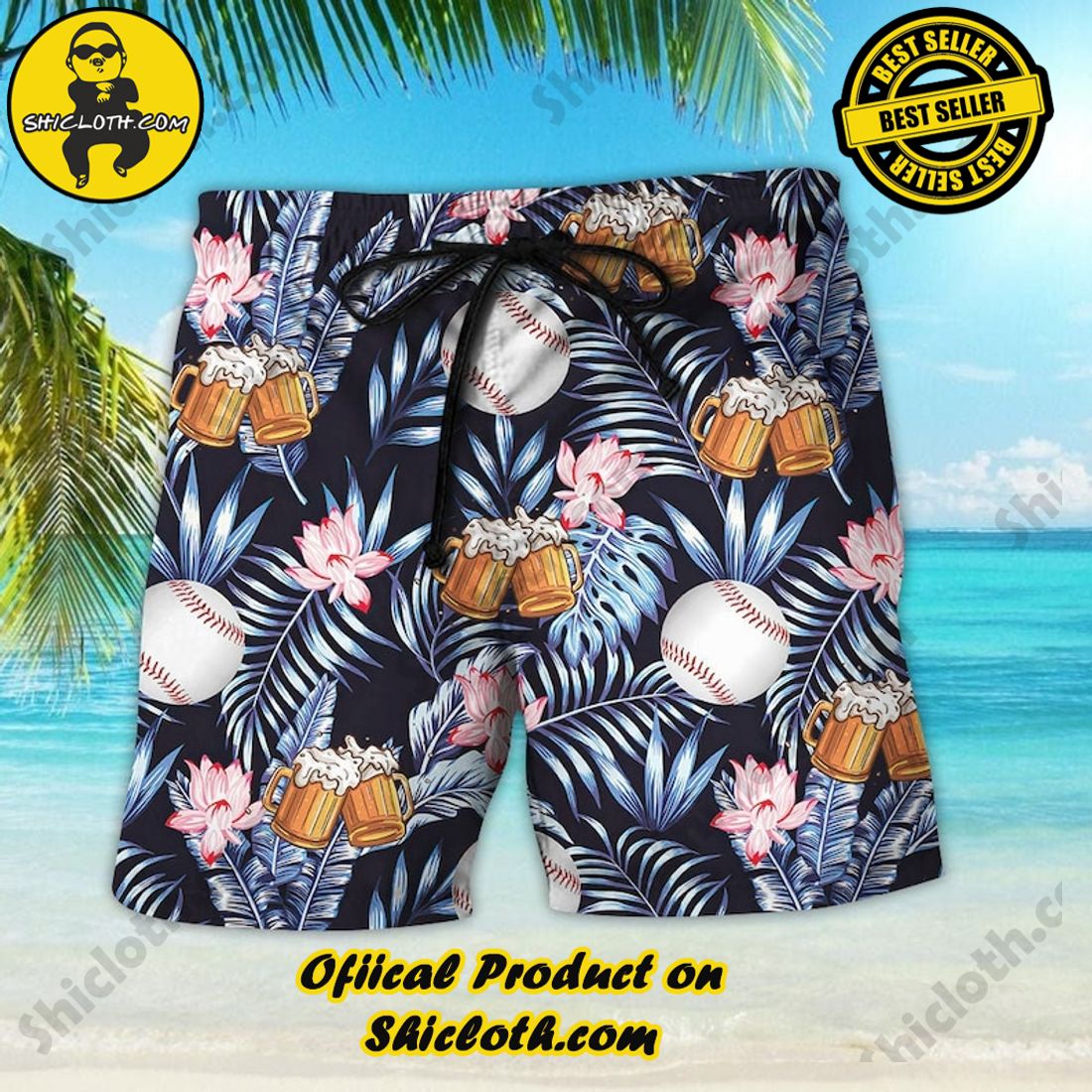 Baseball And Beer Drink Tropical Hawaiian Shirt 4 Baseball And Beer Drink Tropical Hawaiian Shirt - Image 4