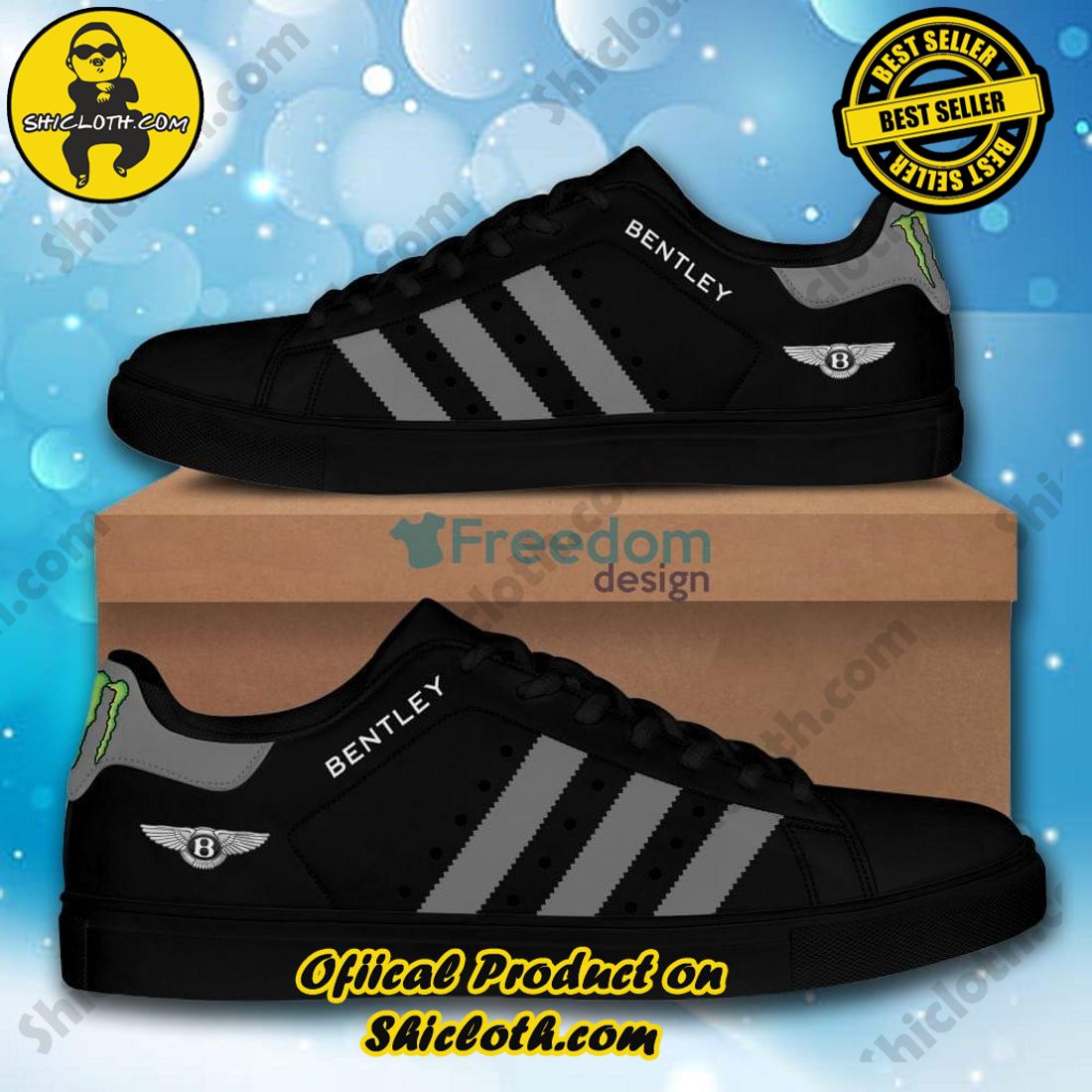 Hot hot hot new trend Stan Smith Shoes in Shicloth Store. Click here to buy !! 28 Bentley Logo Car And Motorcycles Adidas Stan Smith Shoes