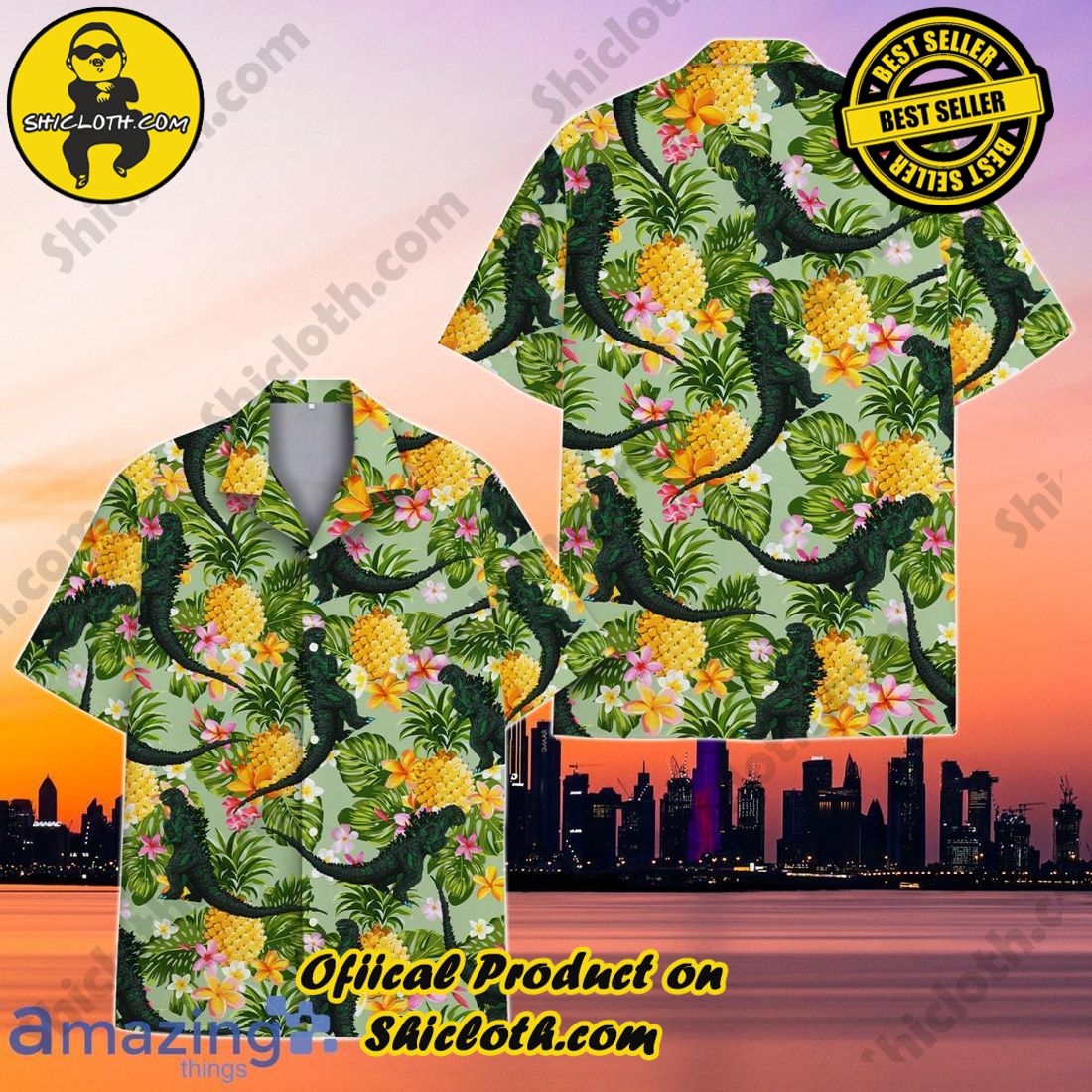Alternative view of Bigfoot Hawaiian Shirts Best Style For Men And Women