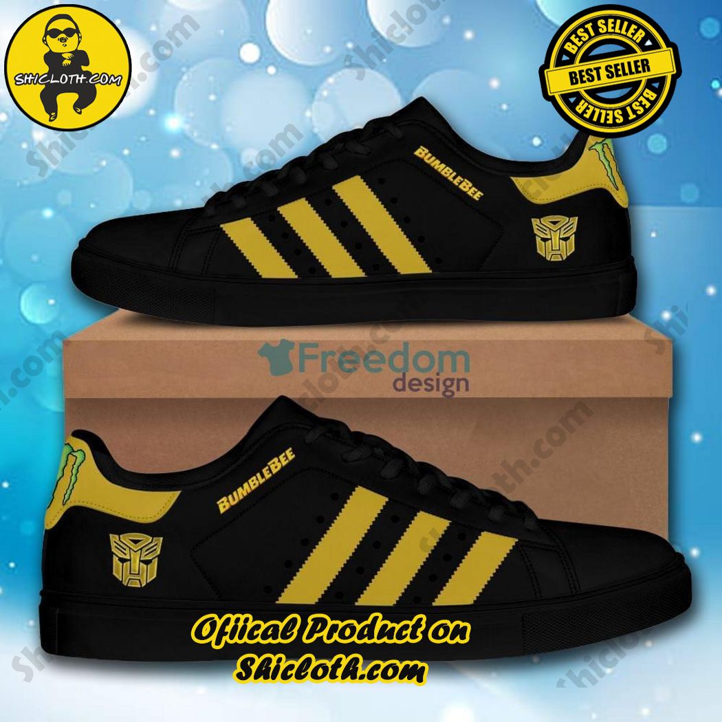 Hot hit best seller Stan Smith Shoes in Shicloth Store. Click here to buy !! 7 Bumblebee Logo Car And Motorcycles Stan Smith Shoes