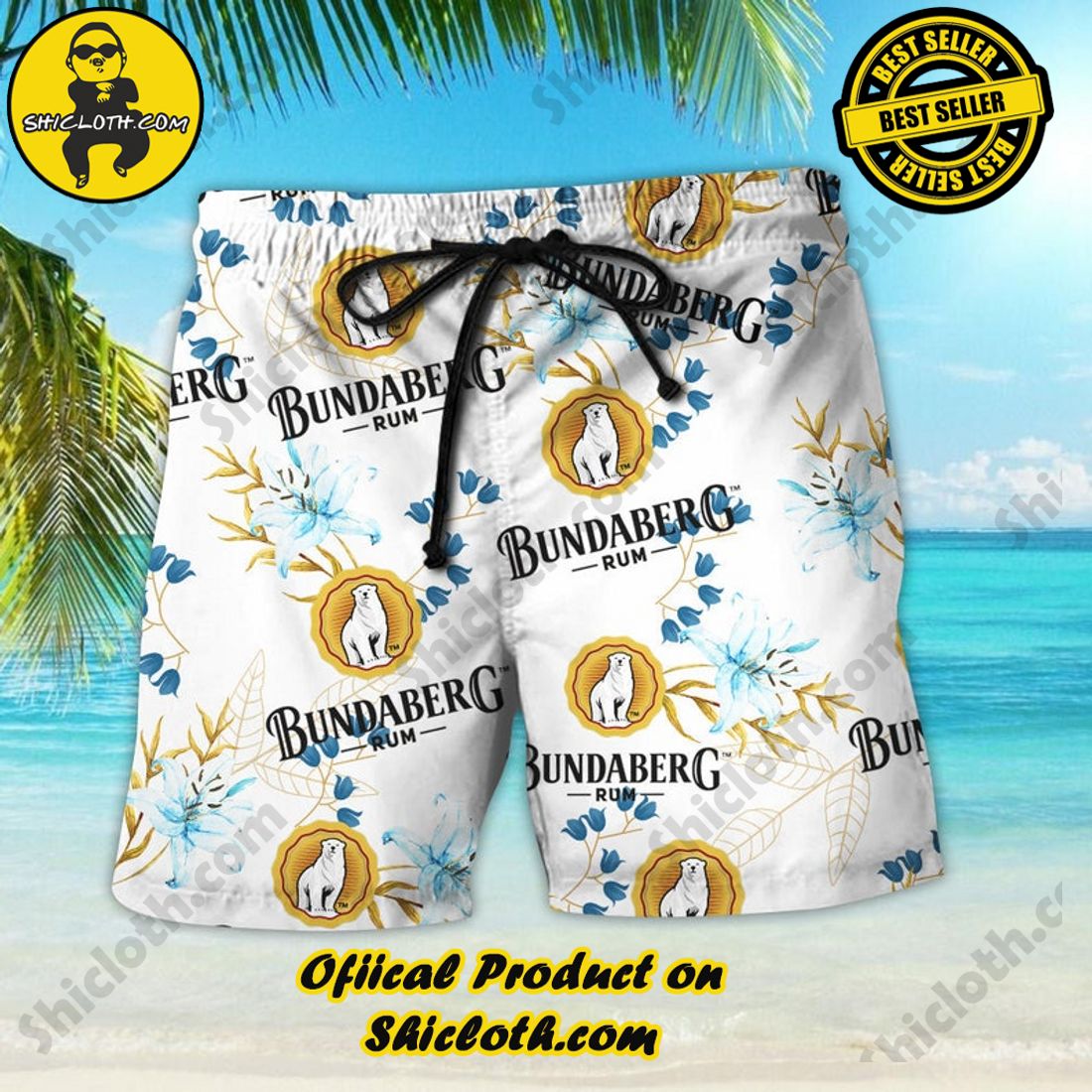 Bundaberg Rum Floral Aloha Hawaiian Shirt 4 Bundaberg Rum Floral Aloha Hawaiian Shirt - Image 4