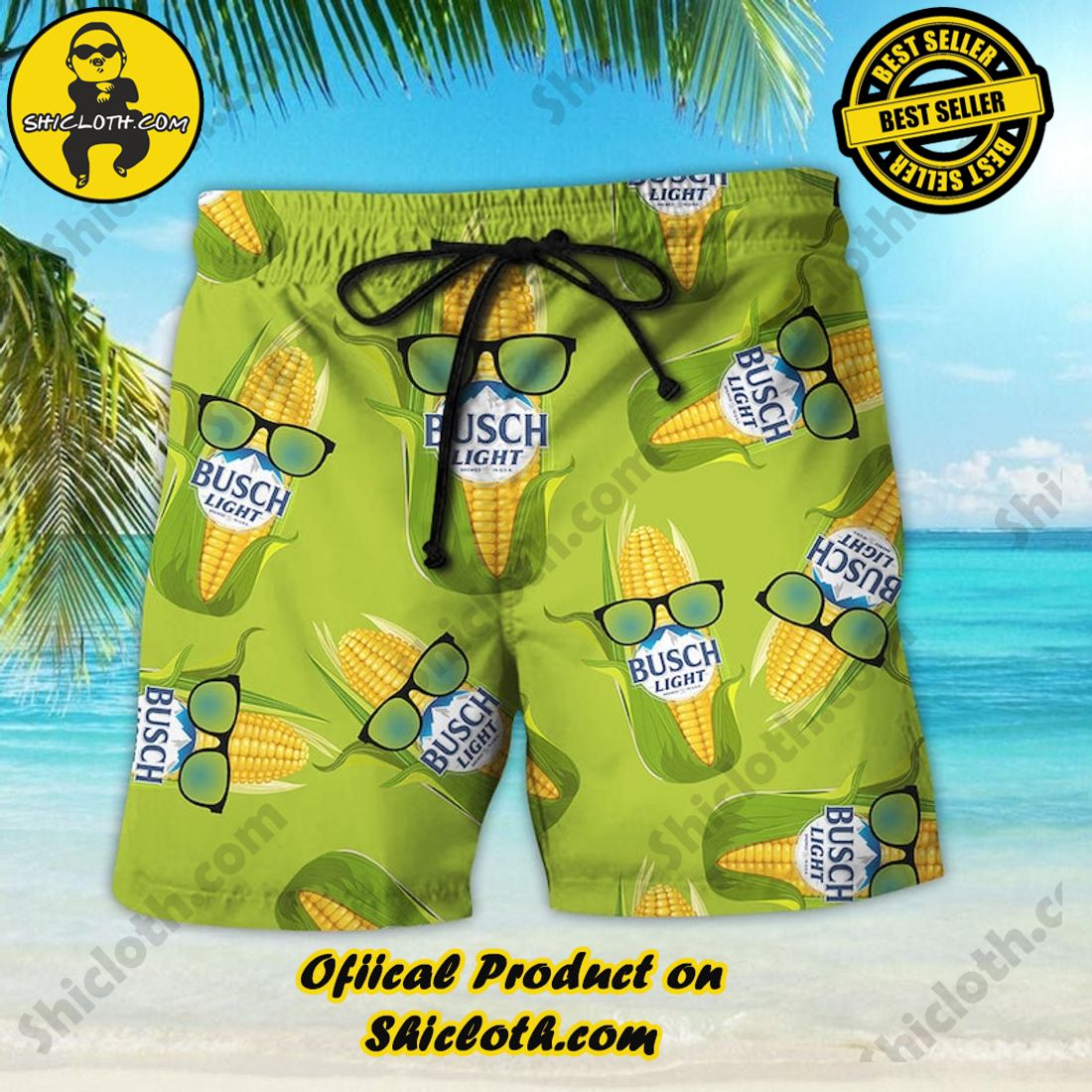 Busch Light Corn Beer Aloha Hawaiian Shirt 4 Busch Light Corn Beer Aloha Hawaiian Shirt - Image 4