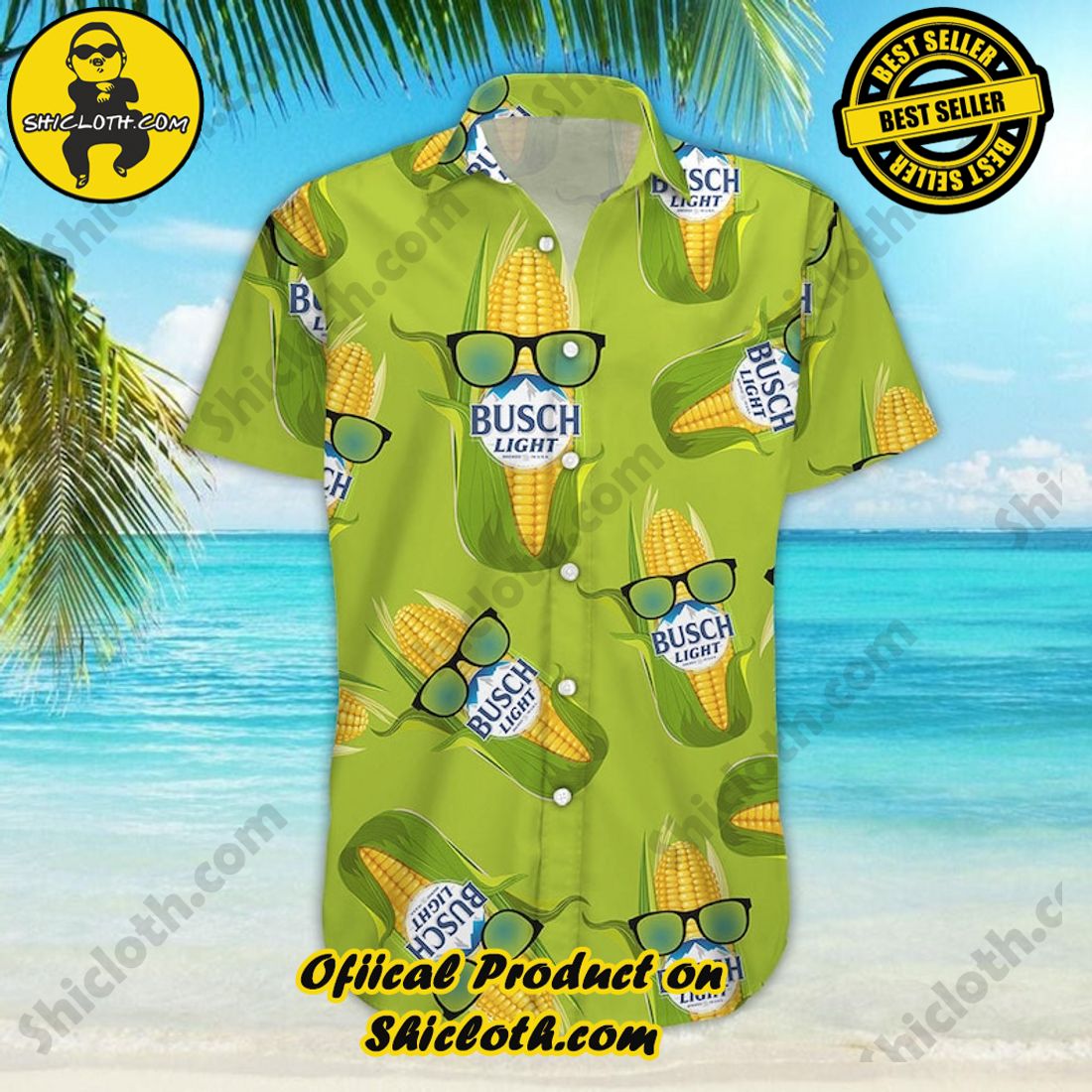 Busch Light Corn Beer Aloha Hawaiian Shirt 6 Busch Light Corn Beer Aloha Hawaiian Shirt - Image 6