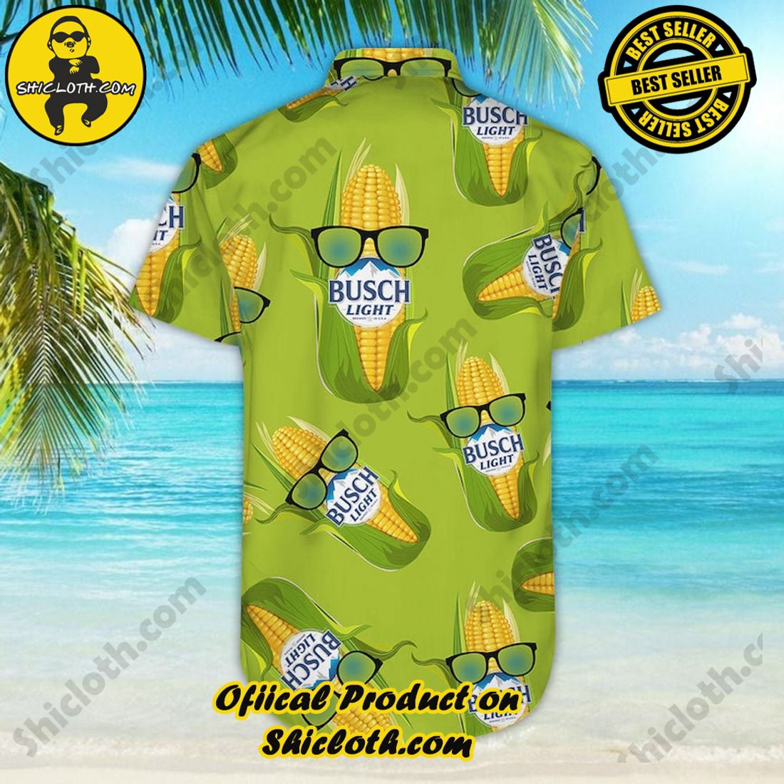 Busch Light Corn Beer Aloha Hawaiian Shirt 7 Busch Light Corn Beer Aloha Hawaiian Shirt - Image 7