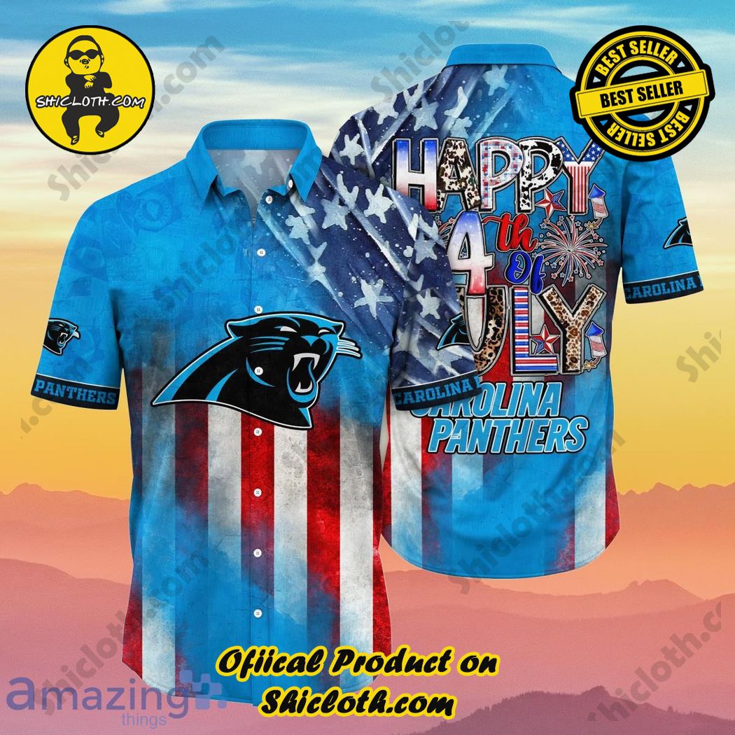 Carolina Panthers Logo Hawaiian Shirt For Men And Women