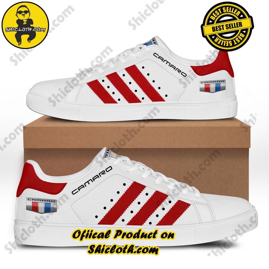 Best seller Stan Smith Shoes in Shicloth Store. Click here to buy !! 10 Chevrolet Camaro White Red Stan Smith Shoes