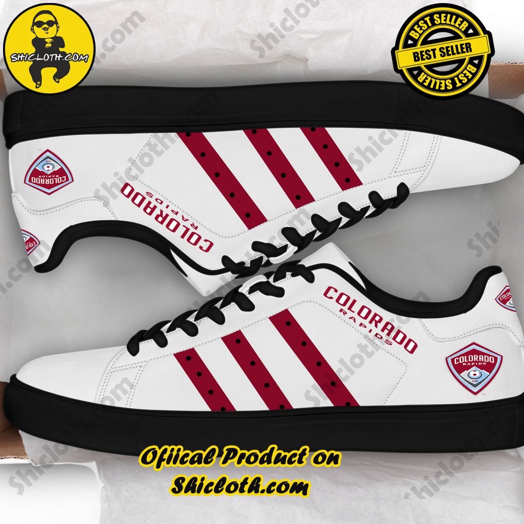 Hot new trend Stan Smith Shoes in Shicloth Store. Click here to buy !! 4 Colorado Rapids MLS Stan Smith Low Top Shoes