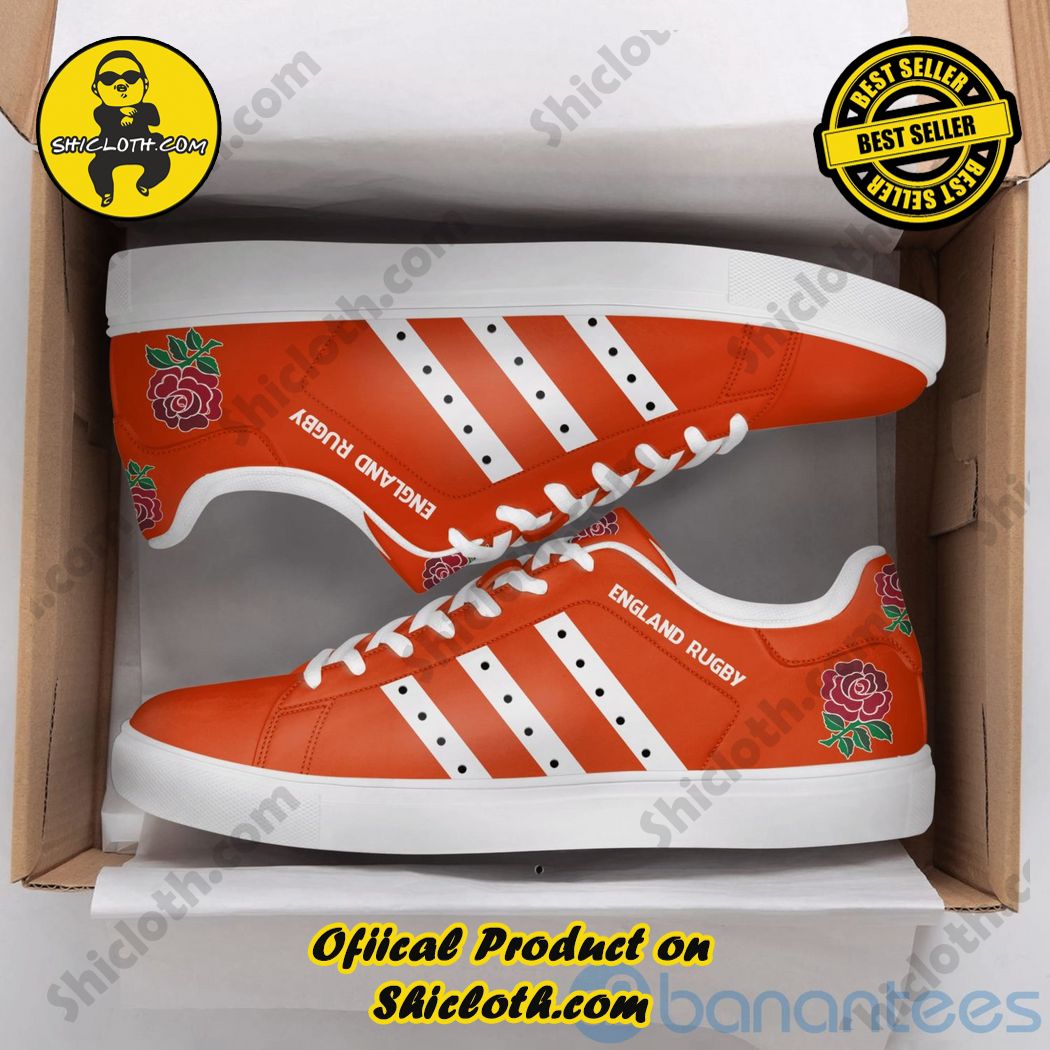 Elevate Your Look with Stan Smith Shoes from Shiclothshop 5 England Rugby Red Adidas Stan Smith Low Top Shoes