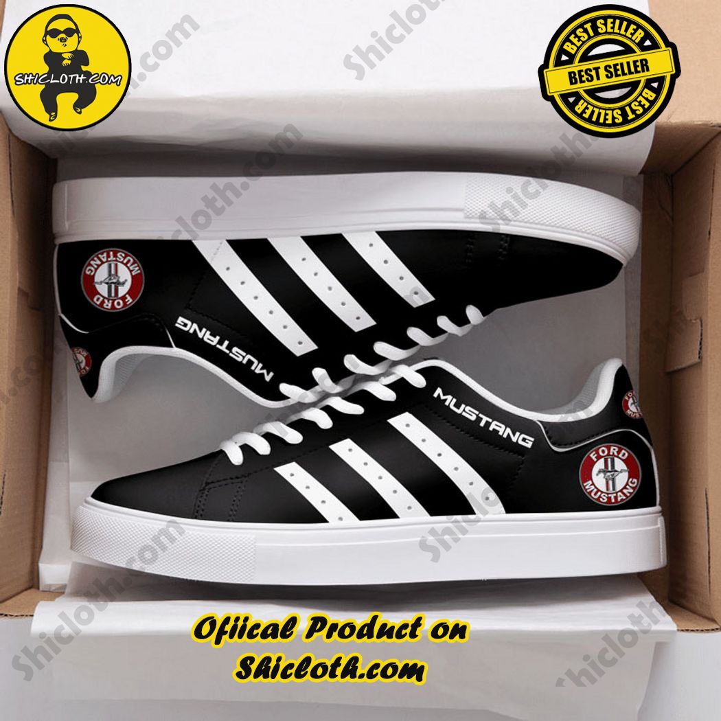 Best seller Stan Smith Shoes in Shicloth Store. Click here to buy !! 15 Ford Mustang Black White Stan Smith Shoes