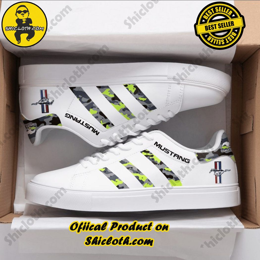 Best seller Stan Smith Shoes in Shicloth Store. Click here to buy !! 16 Ford Mustang Green Camo Stan Smith Shoes