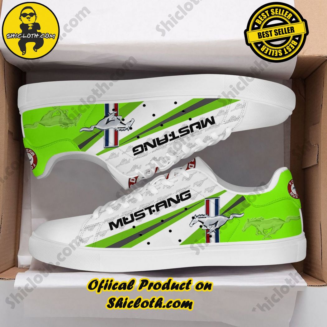 Best seller Stan Smith Shoes in Shicloth Store. Click here to buy !! 19 Ford Mustang Special Style Green Stan Smith Shoes